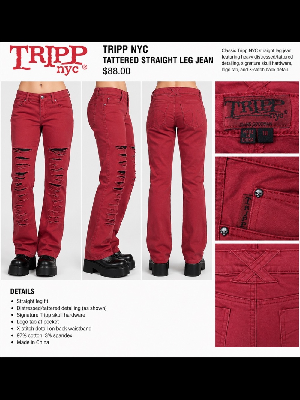 🔥 Vintage/Y2K Tripp NYC by Daang Goodman 🔥